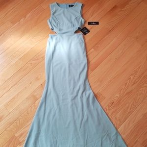 Lulu's Sage Green Maxi Dress